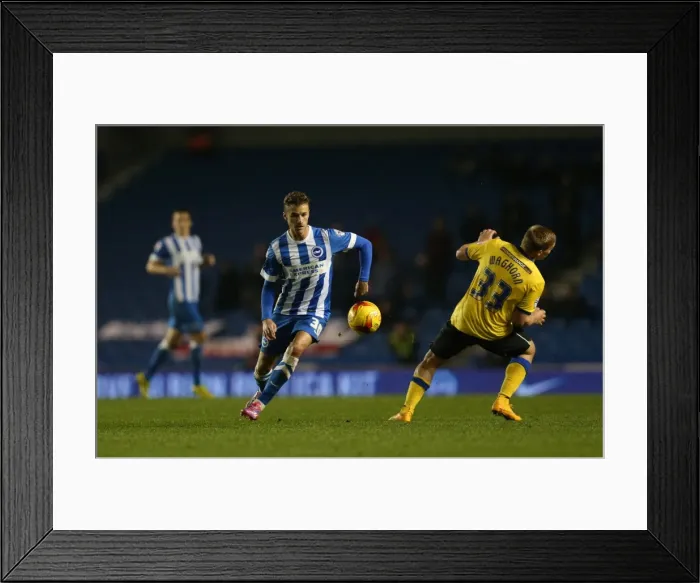 Framed Print : Joe Bennett in Action: Brighton & Hove Albion vs Wigan Athletic, Sky Bet Championship (4 November 2014) Framed Print : Joe Bennett in Action: Brighton & Hove Albion vs Wigan Athletic, Sky Bet Championship (4 November 2014)