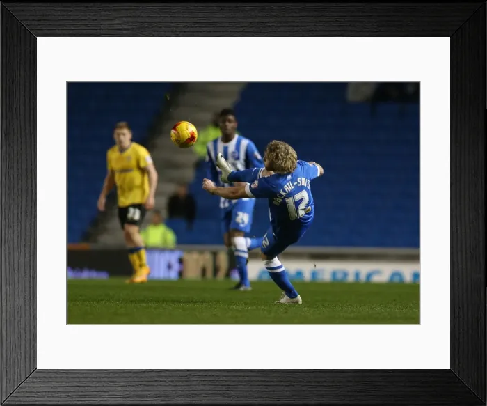 Framed Print : Craig Mackail-Smith in Action: Brighton & Hove Albion vs Wigan Athletic, American Express Community Stadium, November 2014 Framed Print : Craig Mackail-Smith in Action: Brighton & Hove Albion vs Wigan Athletic, American Express Community Stadium, November 2014