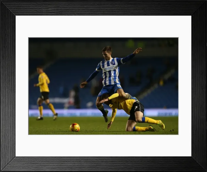 Framed Print : Gary Gardner Clash: Brighton & Hove Albion vs Wigan Athletic, Sky Bet Championship (4 Nov 2014) Framed Print : Gary Gardner Clash: Brighton & Hove Albion vs Wigan Athletic, Sky Bet Championship (4 Nov 2014)