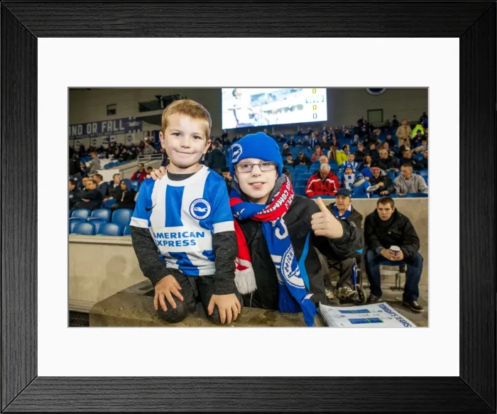 Framed Print : Brighton & Hove Albion vs. Wigan Athletic: 2014-15 Home Game Framed Print : Brighton & Hove Albion vs. Wigan Athletic: 2014-15 Home Game
