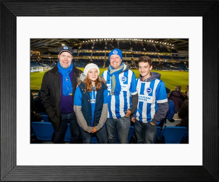 Framed Print : Brighton & Hove Albion vs. Wigan Athletic (04NOV14) - 2014-15 Home Season Framed Print : Brighton & Hove Albion vs. Wigan Athletic (04NOV14) - 2014-15 Home Season