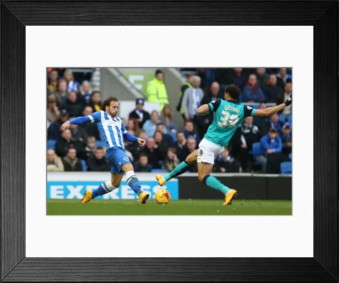 Framed Print : Brighton & Hove Albion: Inigo Calderon in Action against Wigan Athletic (Nov 2014) Framed Print : Brighton & Hove Albion: Inigo Calderon in Action against Wigan Athletic (Nov 2014)