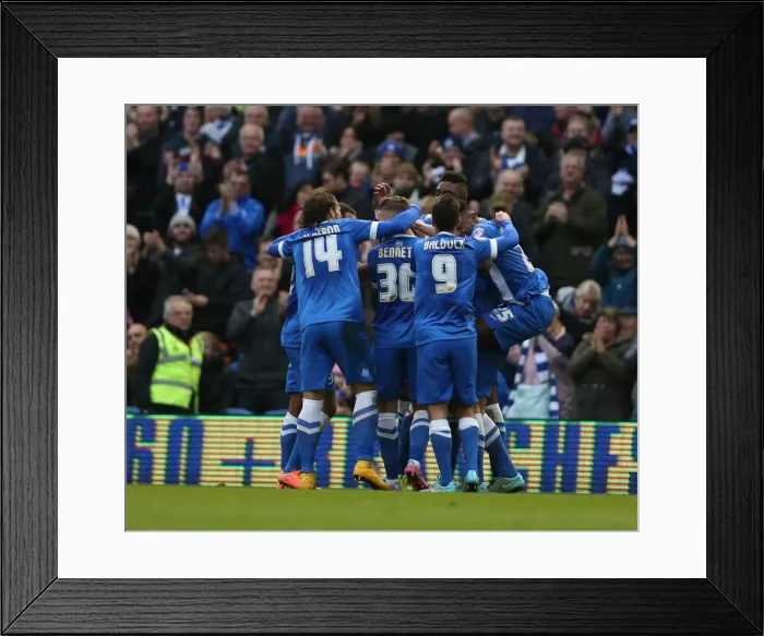 Framed Print : Gary Gardner's Stunner: Brighton and Hove Albion's Victory Over Wigan Athletic in Sky Bet Championship (8 November 2014) Framed Print : Gary Gardner's Stunner: Brighton and Hove Albion's Victory Over Wigan Athletic in Sky Bet Championship (8 November 2014)