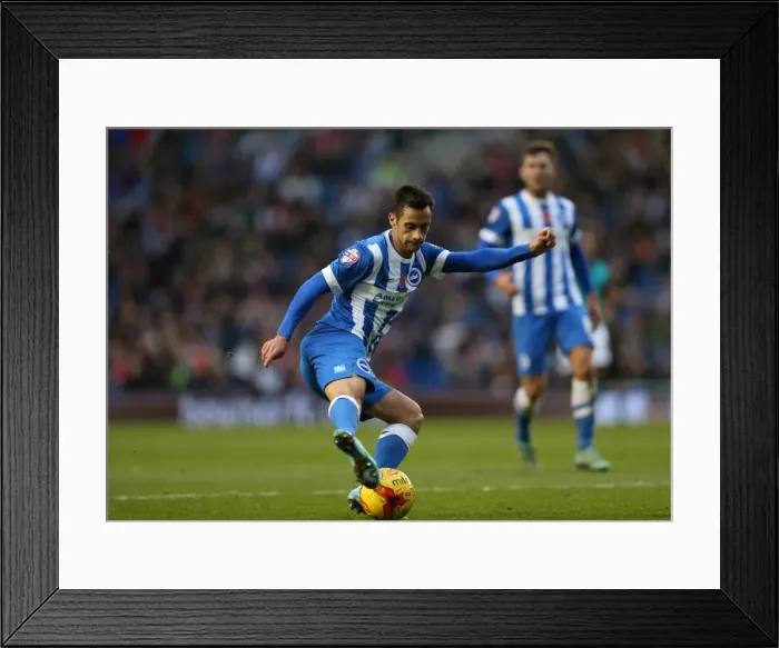 Framed Print : Brighton & Hove Albion's Sam Baldock Scores Against Wigan Athletic - Sky Bet Championship 2014 Framed Print : Brighton & Hove Albion's Sam Baldock Scores Against Wigan Athletic - Sky Bet Championship 2014