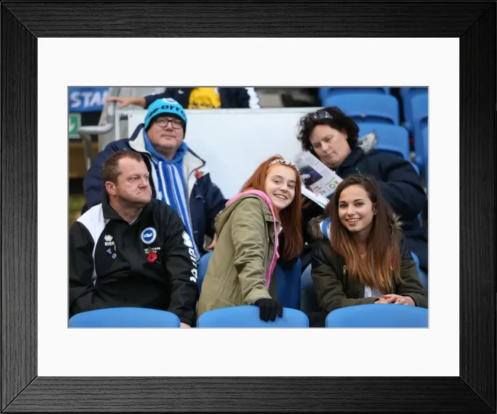 Framed Print : Brighton and Hove Albion FC: Unwavering Fan Support in Sky Bet Championship Clash vs. Blackburn Rovers (November 2014) Framed Print : Brighton and Hove Albion FC: Unwavering Fan Support in Sky Bet Championship Clash vs. Blackburn Rovers (November 2014)