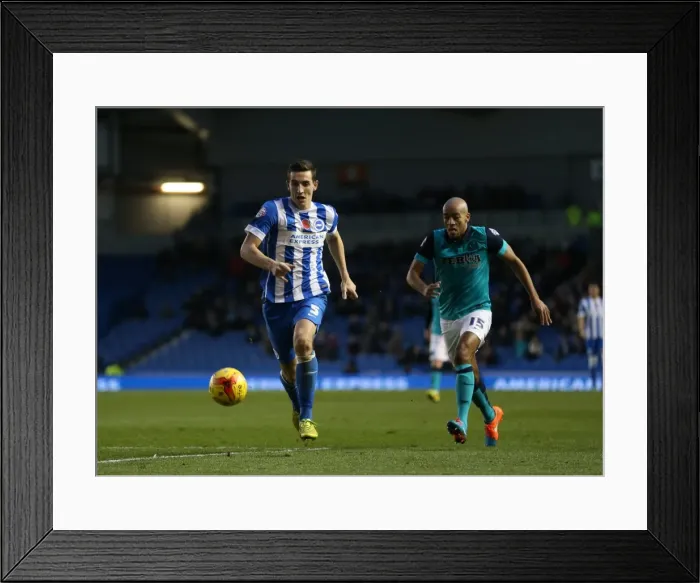 Framed Print : Lewis Dunk: In Action Against Blackburn Rovers, Brighton and Hove Albion (Nov 2014) Framed Print : Lewis Dunk: In Action Against Blackburn Rovers, Brighton and Hove Albion (Nov 2014)