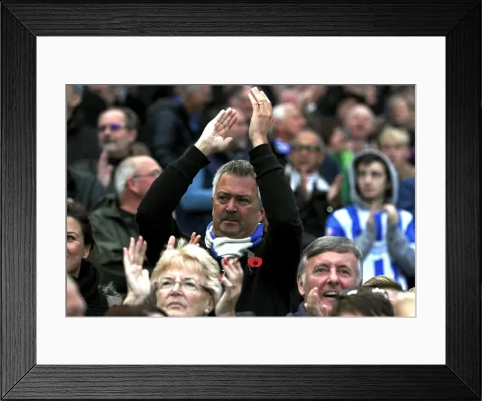 Framed Print : Brighton & Hove Albion vs. Blackburn Rovers: 2014-15 Season Home Game (08NOV14) Framed Print : Brighton & Hove Albion vs. Blackburn Rovers: 2014-15 Season Home Game (08NOV14)