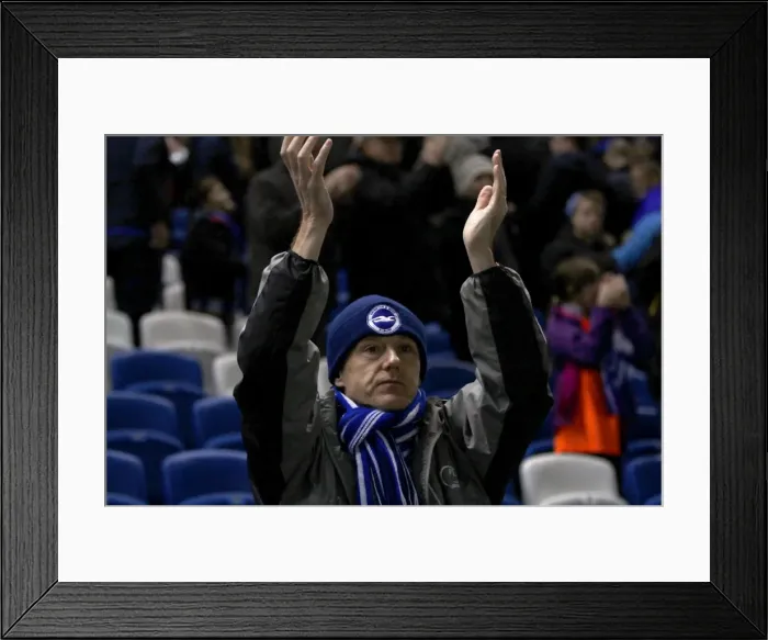 Framed Print : Brighton & Hove Albion vs. Blackburn Rovers: 2014-15 Home Game