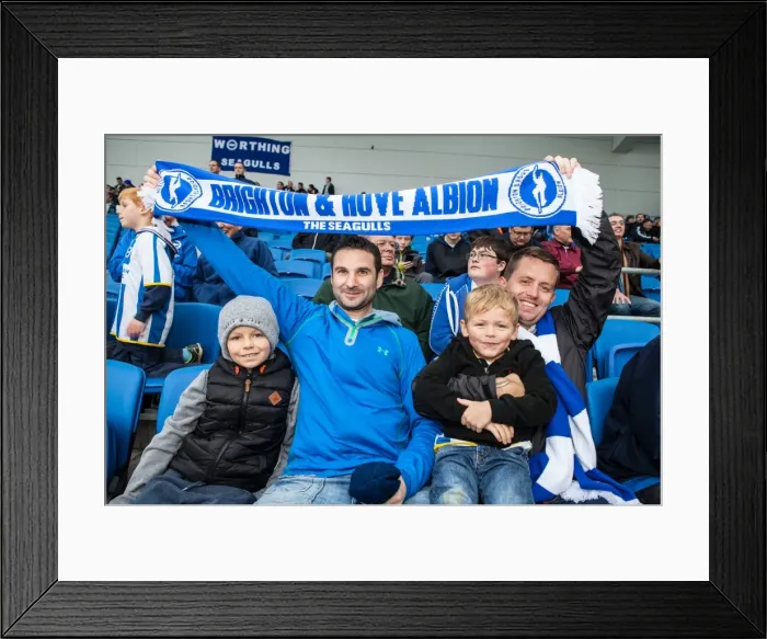 Framed Print : Brighton & Hove Albion vs. Blackburn Rovers: 2014-15 Season Home Game (08NOV14) Framed Print : Brighton & Hove Albion vs. Blackburn Rovers: 2014-15 Season Home Game (08NOV14)
