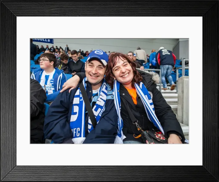 Framed Print : Brighton & Hove Albion vs. Blackburn Rovers: 2014-15 Home Season Framed Print : Brighton & Hove Albion vs. Blackburn Rovers: 2014-15 Home Season