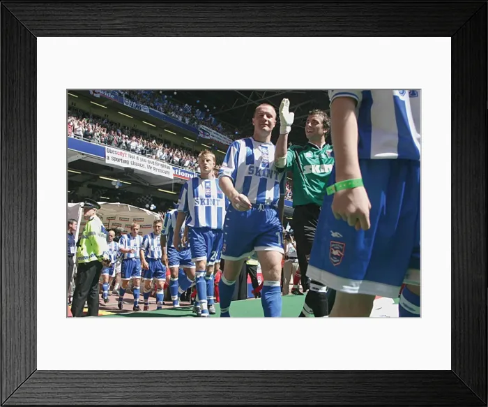 Framed Print : Brighton & Hove Albion's Epic Victory in the 2004 Play-off Final: A Moment to Remember Framed Print : Brighton & Hove Albion's Epic Victory in the 2004 Play-off Final: A Moment to Remember