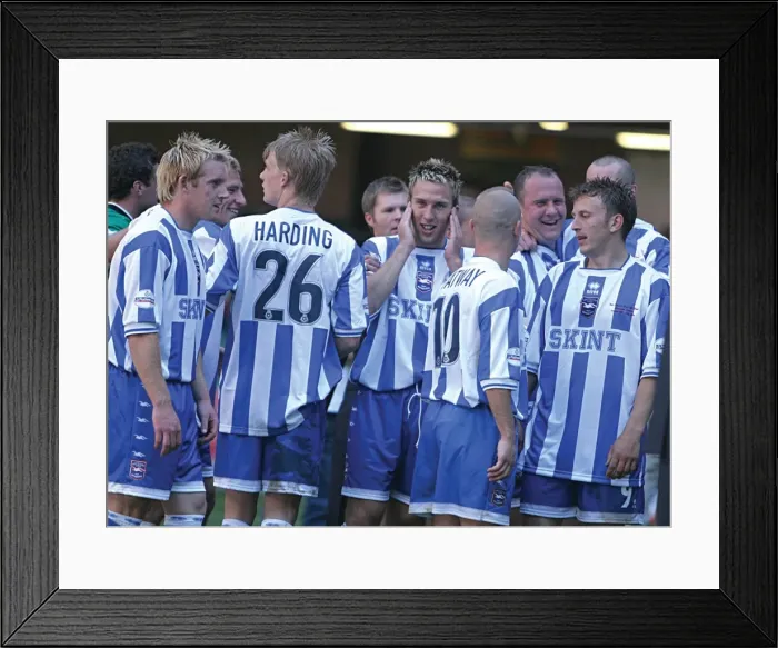 Framed Print : Brighton & Hove Albion's Epic Play-off Final Triumph: 2004 Championship Win Framed Print : Brighton & Hove Albion's Epic Play-off Final Triumph: 2004 Championship Win