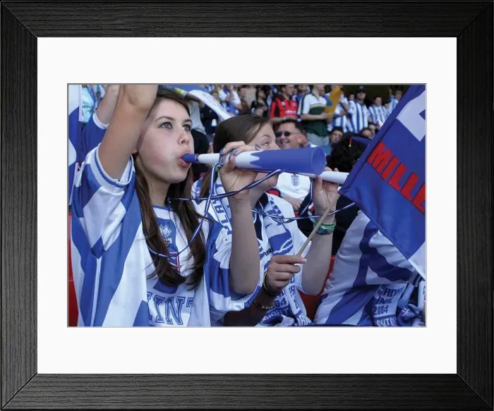 Framed Print : Brighton & Hove Albion: Withdean Era - Memorable Crowd Shots Framed Print : Brighton & Hove Albion: Withdean Era - Memorable Crowd Shots