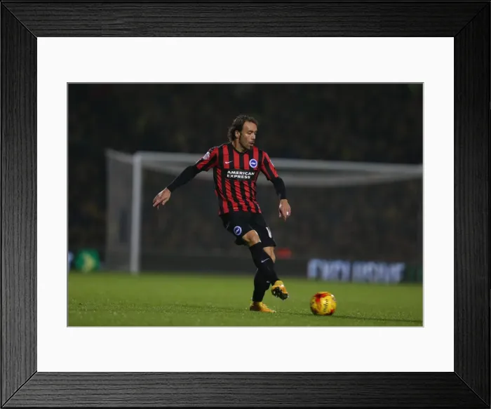 Framed Print : Inigo Calderon in Action: Norwich City vs. Brighton & Hove Albion, Carrow Road, 2014 Framed Print : Inigo Calderon in Action: Norwich City vs. Brighton & Hove Albion, Carrow Road, 2014
