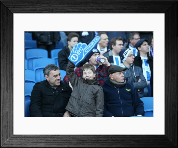 Framed Print : Passionate Clash: Brighton & Hove Albion vs. Fulham (29NOV14) - American Express Community Stadium Framed Print : Passionate Clash: Brighton & Hove Albion vs. Fulham (29NOV14) - American Express Community Stadium