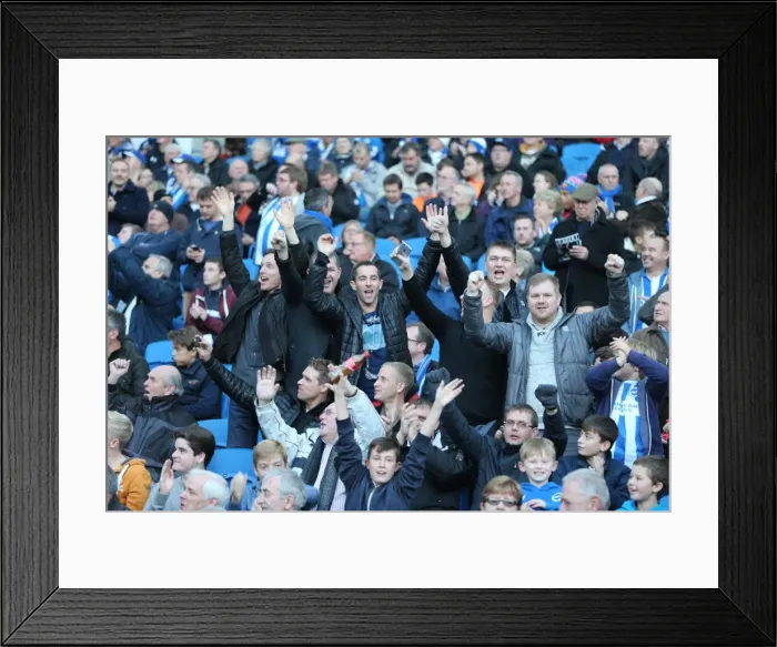 Framed Print : Passionate Clash: Brighton and Hove Albion vs Fulham (29NOV14) - American Express Community Stadium Framed Print : Passionate Clash: Brighton and Hove Albion vs Fulham (29NOV14) - American Express Community Stadium