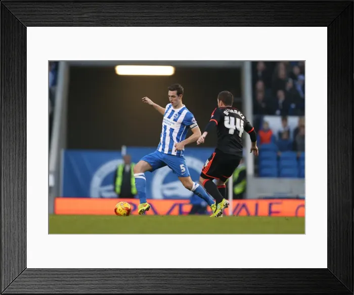 Framed Print : Lewis Dunk in Action: Brighton & Hove Albion vs Fulham, American Express Community Stadium (November 2014) Framed Print : Lewis Dunk in Action: Brighton & Hove Albion vs Fulham, American Express Community Stadium (November 2014)