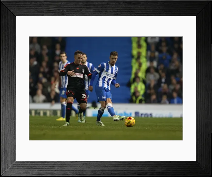 Framed Print : Joe Bennett in Action: Brighton & Hove Albion vs Fulham (29NOV14) Framed Print : Joe Bennett in Action: Brighton & Hove Albion vs Fulham (29NOV14)