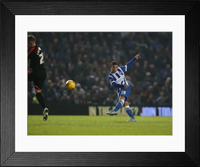 Framed Print : Brighton & Hove Albion vs Fulham: Jake Forster-Caskey Shoots in Championship Clash (29 Nov 2014) Framed Print : Brighton & Hove Albion vs Fulham: Jake Forster-Caskey Shoots in Championship Clash (29 Nov 2014)