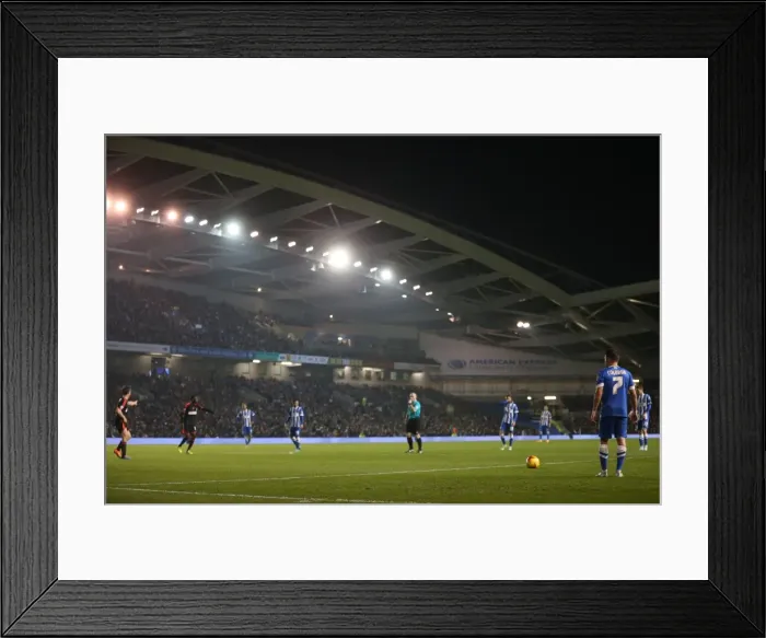 Framed Print : Brighton & Hove Albion's Adrian Colunga Readies for Free Kick vs. Fulham (November 2014) Framed Print : Brighton & Hove Albion's Adrian Colunga Readies for Free Kick vs. Fulham (November 2014)