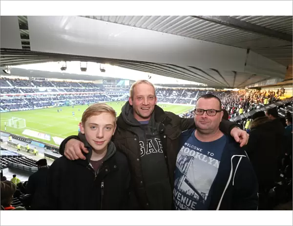Brighton and Hove Albion Fans in Action at Derby County Championship Match, December 2014