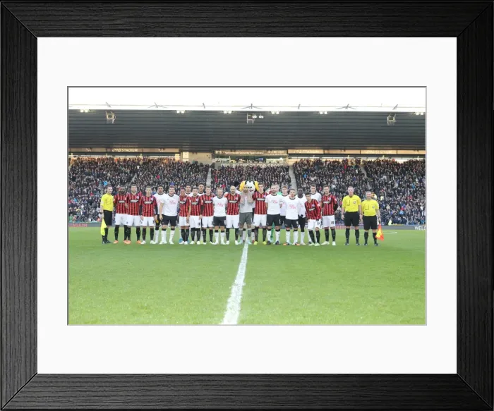 Framed Print : Unforgettable Moment: Brighton and Hove Albion's Team Photo Triumph at Derby County (2014 Sky Bet Championship) Framed Print : Unforgettable Moment: Brighton and Hove Albion's Team Photo Triumph at Derby County (2014 Sky Bet Championship)