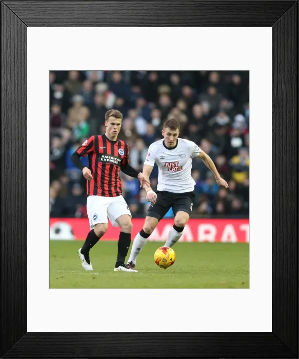 Framed Print : Solly March in Action: Derby County vs. Brighton and Hove Albion, iPro Stadium, December 2014 Framed Print : Solly March in Action: Derby County vs. Brighton and Hove Albion, iPro Stadium, December 2014