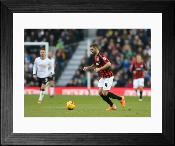 Framed Print : Aaron Hughes in Action: Derby County vs. Brighton and Hove Albion, Sky Bet Championship, iPro Stadium, December 6, 2014 Framed Print : Aaron Hughes in Action: Derby County vs. Brighton and Hove Albion, Sky Bet Championship, iPro Stadium, December 6, 2014