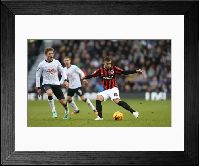 Framed Print : Jake Forster-Caskey in Action: Derby County vs. Brighton & Hove Albion (6th December 2014) Framed Print : Jake Forster-Caskey in Action: Derby County vs. Brighton & Hove Albion (6th December 2014)