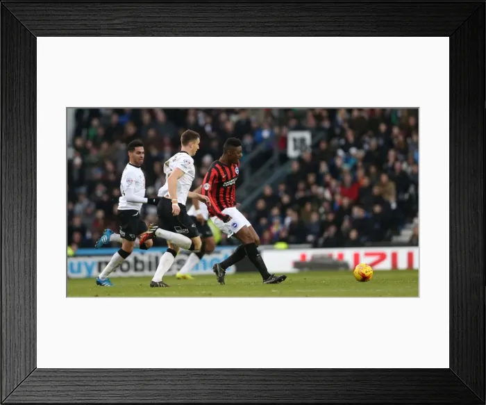 Framed Print : Rohan Ince: Derby vs. Brighton, Sky Bet Championship Clash at iPro Stadium (Dec 6, 2014) Framed Print : Rohan Ince: Derby vs. Brighton, Sky Bet Championship Clash at iPro Stadium (Dec 6, 2014)