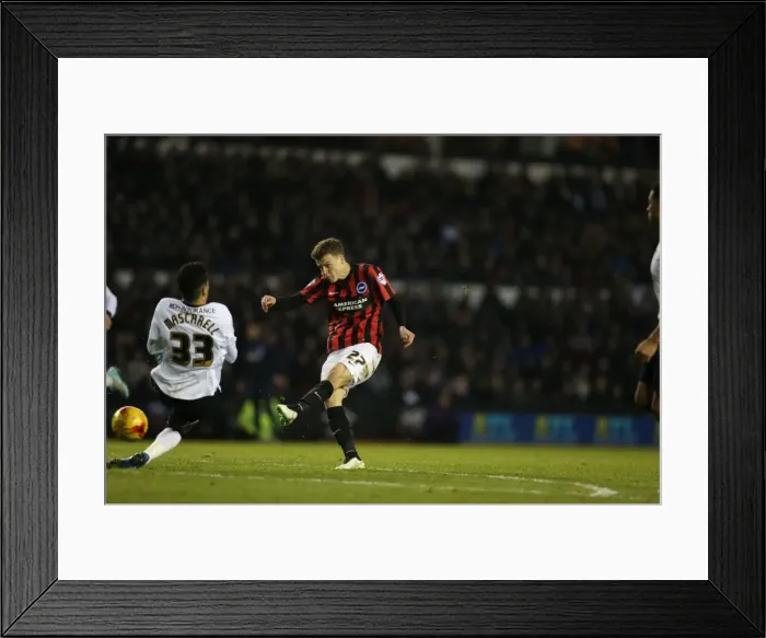 Framed Print : Championship Clash: Derby County vs. Brighton & Hove Albion at iPro Stadium (December 6, 2014) Framed Print : Championship Clash: Derby County vs. Brighton & Hove Albion at iPro Stadium (December 6, 2014)