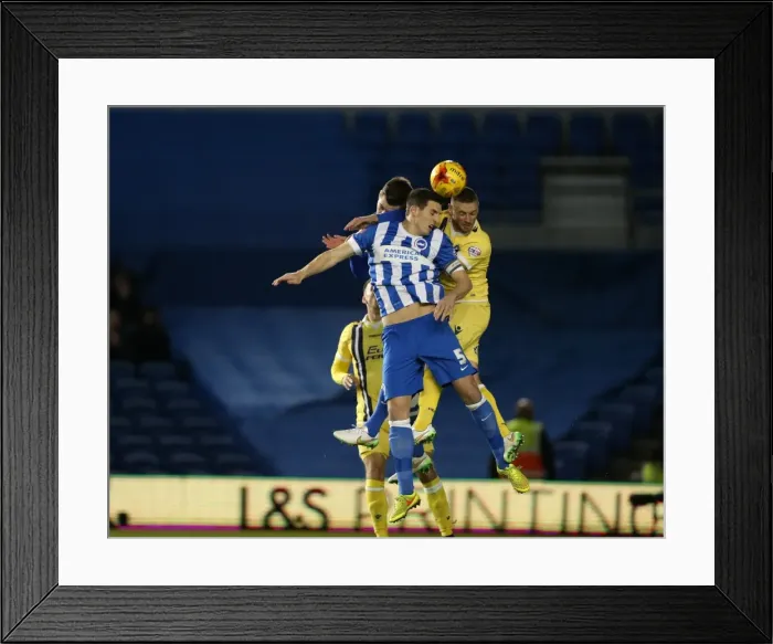 Framed Print : Lewis Dunk in Action: Brighton & Hove Albion vs Millwall (12DEC14) Framed Print : Lewis Dunk in Action: Brighton & Hove Albion vs Millwall (12DEC14)