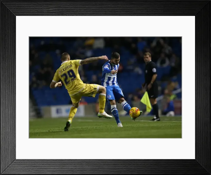 Framed Print : Jake Forster-Caskey in Action: Brighton & Hove Albion vs Millwall (12DEC14) Framed Print : Jake Forster-Caskey in Action: Brighton & Hove Albion vs Millwall (12DEC14)