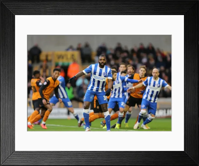 Framed Print : Darren Bent in Action: Wolverhampton Wanderers vs. Brighton and Hove Albion, Championship Clash at Molineux (20DEC14) Framed Print : Darren Bent in Action: Wolverhampton Wanderers vs. Brighton and Hove Albion, Championship Clash at Molineux (20DEC14)