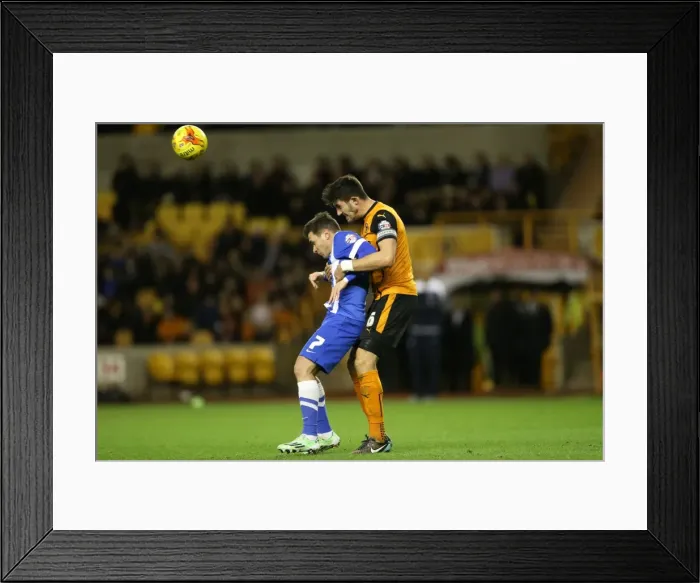Framed Print : Colunga Faces Off: Wolverhampton Wanderers vs. Brighton and Hove Albion, Championship Clash (20DEC14) Framed Print : Colunga Faces Off: Wolverhampton Wanderers vs. Brighton and Hove Albion, Championship Clash (20DEC14)