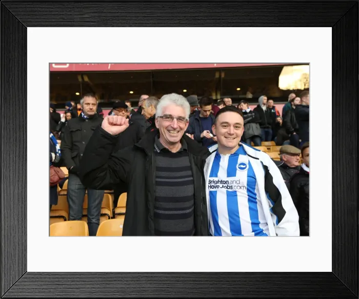 Framed Print : Brighton and Hove Albion Fans Passionate Support at Wolverhampton Wanderers Championship Match (20DEC14) Framed Print : Brighton and Hove Albion Fans Passionate Support at Wolverhampton Wanderers Championship Match (20DEC14)