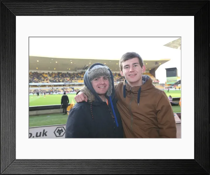 Framed Print : Sea of Seagulls: Brighton and Hove Albion Fans at Molineux Amidst Championship Clash (20DEC14) Framed Print : Sea of Seagulls: Brighton and Hove Albion Fans at Molineux Amidst Championship Clash (20DEC14)