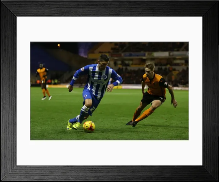Framed Print : December Showdown: Wolverhampton Wanderers vs. Brighton and Hove Albion - Holla's Determination Framed Print : December Showdown: Wolverhampton Wanderers vs. Brighton and Hove Albion - Holla's Determination