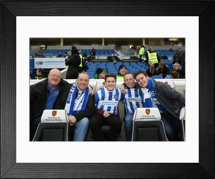 Framed Print : A Merry Championship Clash: Brighton & Hove Albion vs. Reading (26DEC14)