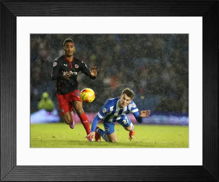 Framed Print : Solly March in Action: Brighton and Hove Albion vs. Reading, December 2014 Framed Print : Solly March in Action: Brighton and Hove Albion vs. Reading, December 2014