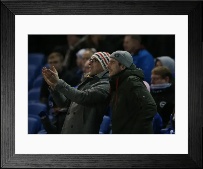 Framed Print : Sea of Passion: Brighton and Hove Albion vs. Reading Fans at the American Express Community Stadium (2014) Framed Print : Sea of Passion: Brighton and Hove Albion vs. Reading Fans at the American Express Community Stadium (2014)