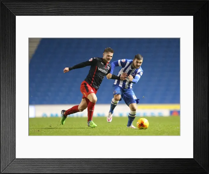 Framed Print : Jake Forster-Caskey in Action: Brighton & Hove Albion vs. Reading, American Express Community Stadium (2014) Framed Print : Jake Forster-Caskey in Action: Brighton & Hove Albion vs. Reading, American Express Community Stadium (2014)