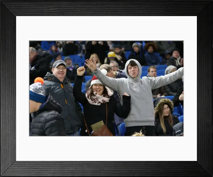 Framed Print : Brighton and Hove Albion FC: A Sea of Supporters Against Reading at the American Express Community Stadium (26DEC14) Framed Print : Brighton and Hove Albion FC: A Sea of Supporters Against Reading at the American Express Community Stadium (26DEC14)