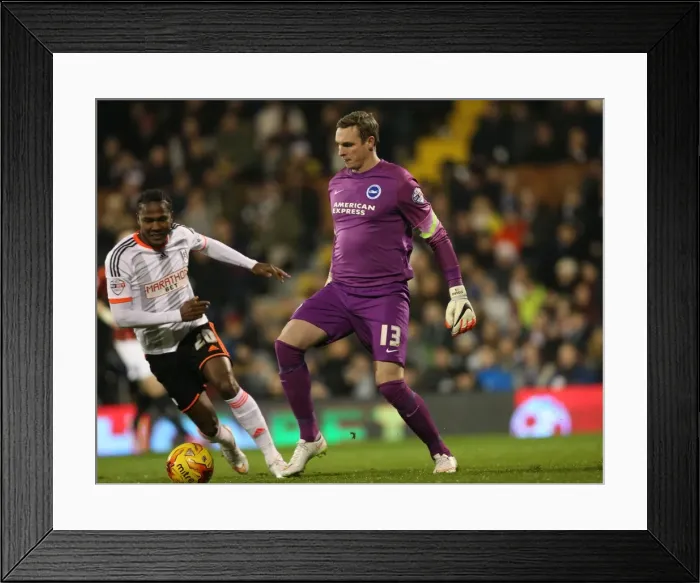 Framed Print : David Stockdale in Action: Fulham vs. Brighton & Hove Albion, Craven Cottage (29DEC14) Framed Print : David Stockdale in Action: Fulham vs. Brighton & Hove Albion, Craven Cottage (29DEC14)