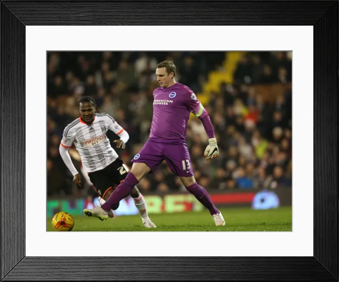 Framed Print : David Stockdale: Intense Focus at Craven Cottage (Fulham vs. Brighton & Hove Albion, 29DEC14) Framed Print : David Stockdale: Intense Focus at Craven Cottage (Fulham vs. Brighton & Hove Albion, 29DEC14)
