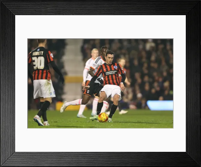 Framed Print : Colunga in Action: Fulham vs. Brighton & Hove Albion (29DEC14) Framed Print : Colunga in Action: Fulham vs. Brighton & Hove Albion (29DEC14)