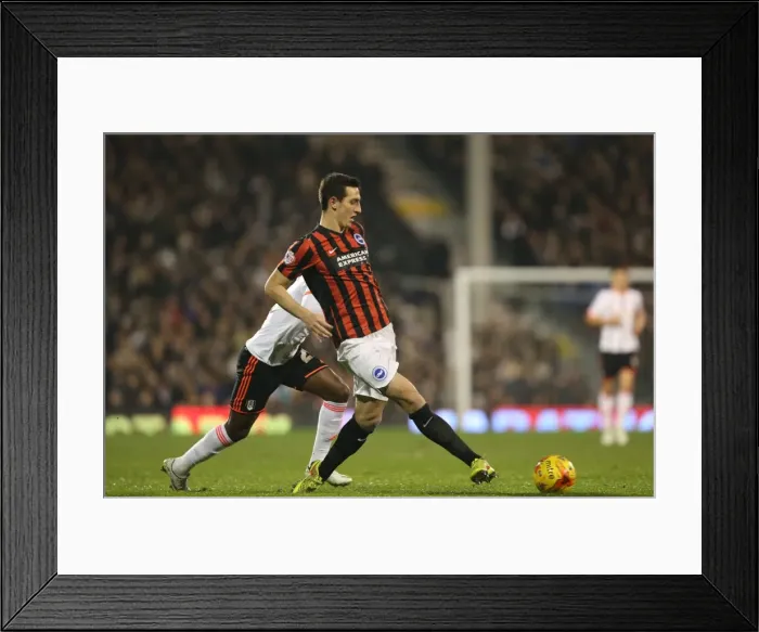 Framed Print : Lewis Dunk: In Action at Craven Cottage - Fulham vs. Brighton & Hove Albion (December 2014) Framed Print : Lewis Dunk: In Action at Craven Cottage - Fulham vs. Brighton & Hove Albion (December 2014)