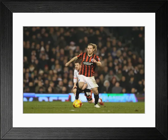 Framed Print : Craig Mackail-Smith in Action: Fulham vs. Brighton & Hove Albion, December 2014 Framed Print : Craig Mackail-Smith in Action: Fulham vs. Brighton & Hove Albion, December 2014