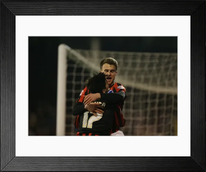 Framed Print : Solly March Scores and Celebrates: Brighton's Championship Victory Over Fulham (29DEC14) Framed Print : Solly March Scores and Celebrates: Brighton's Championship Victory Over Fulham (29DEC14)