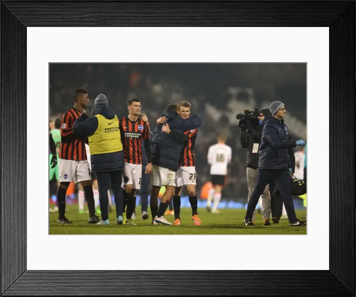 Framed Print : Solly March in Action: Fulham vs. Brighton & Hove Albion (29DEC14) Framed Print : Solly March in Action: Fulham vs. Brighton & Hove Albion (29DEC14)